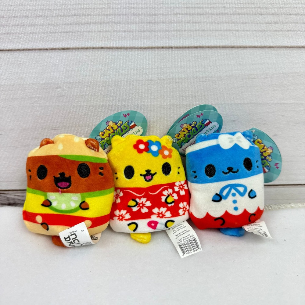 Kittens‎ Vs Gherkins Lot of 3 Snowcone Aloha Paddy with Tags